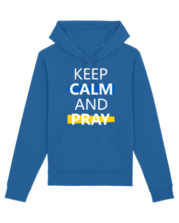 Keep Calm And Pray Royal Blue