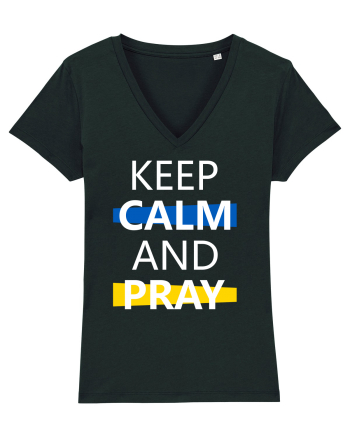 Keep Calm And Pray Black