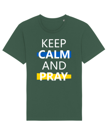 Keep Calm And Pray Bottle Green