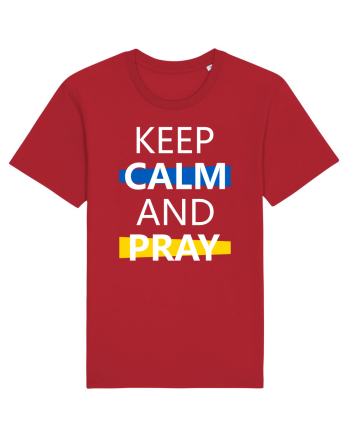 Keep Calm And Pray Red