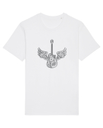 Chitara Tricou mânecă scurtă Unisex Rocker