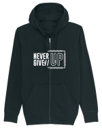 Never Give Up Hanorac cu fermoar Unisex Connector