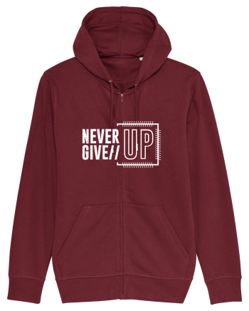 Never Give Up Burgundy
