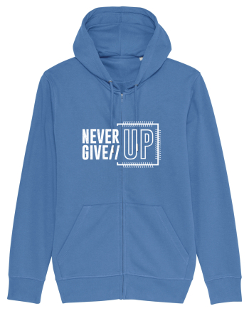Never Give Up Bright Blue