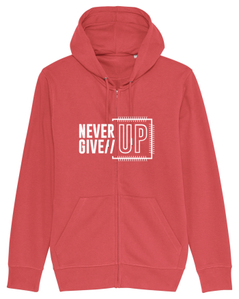 Never Give Up Carmine Red