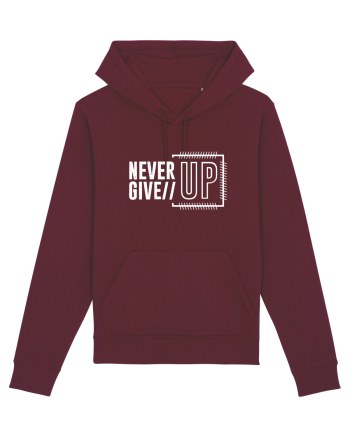 Never Give Up Burgundy