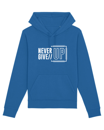 Never Give Up Royal Blue