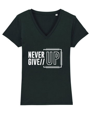 Never Give Up Black
