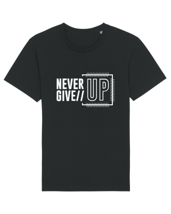 Never Give Up Black