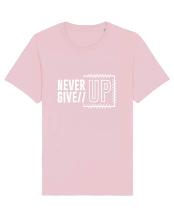 Never Give Up Cotton Pink