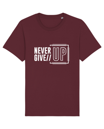 Never Give Up Burgundy