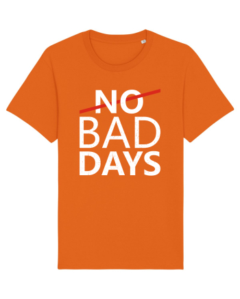 No Bad Days Bright Orange