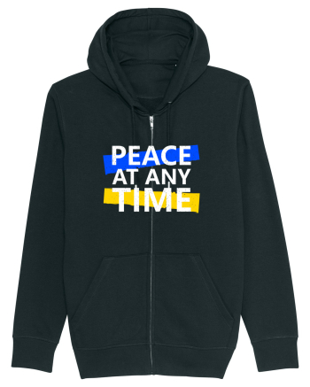 Peace At Any Time Stop War Black