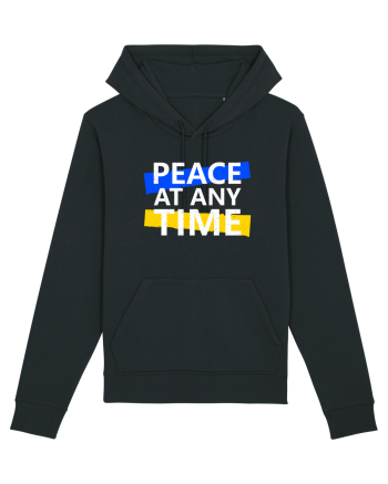 Peace At Any Time Stop War Black