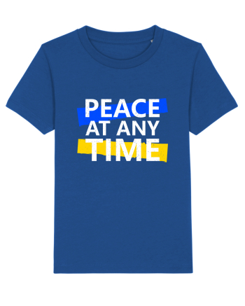 Peace At Any Time Stop War Majorelle Blue