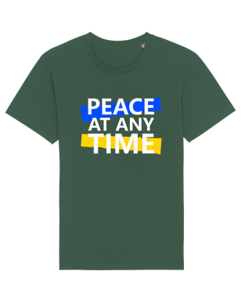 Peace At Any Time Stop War Bottle Green