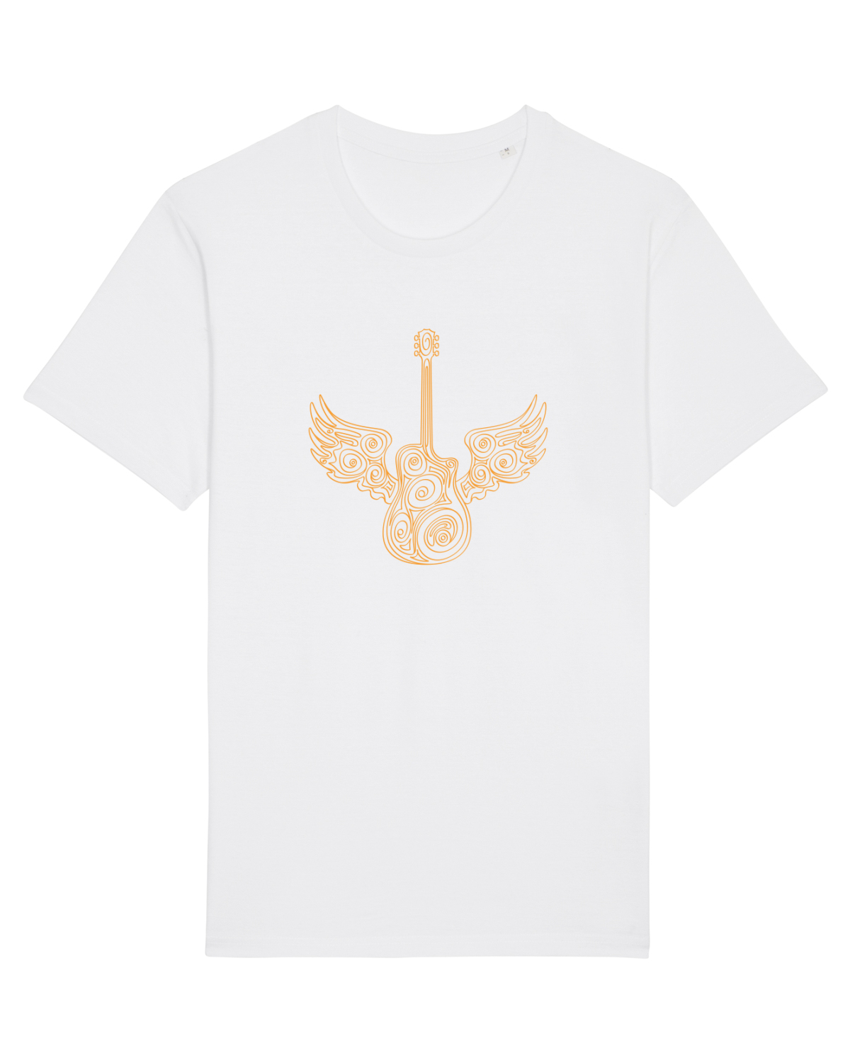 Tricou mânecă scurtă Unisex Rocker White