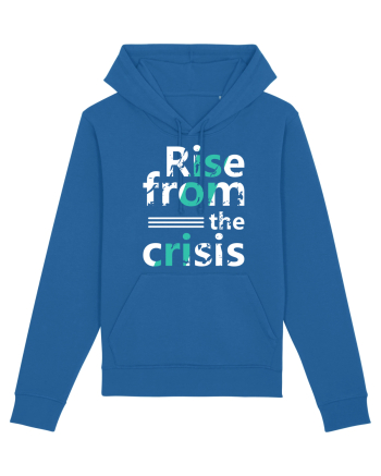 Rise From The Crisis Royal Blue