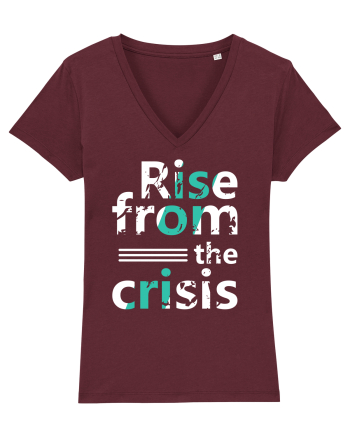 Rise From The Crisis Burgundy