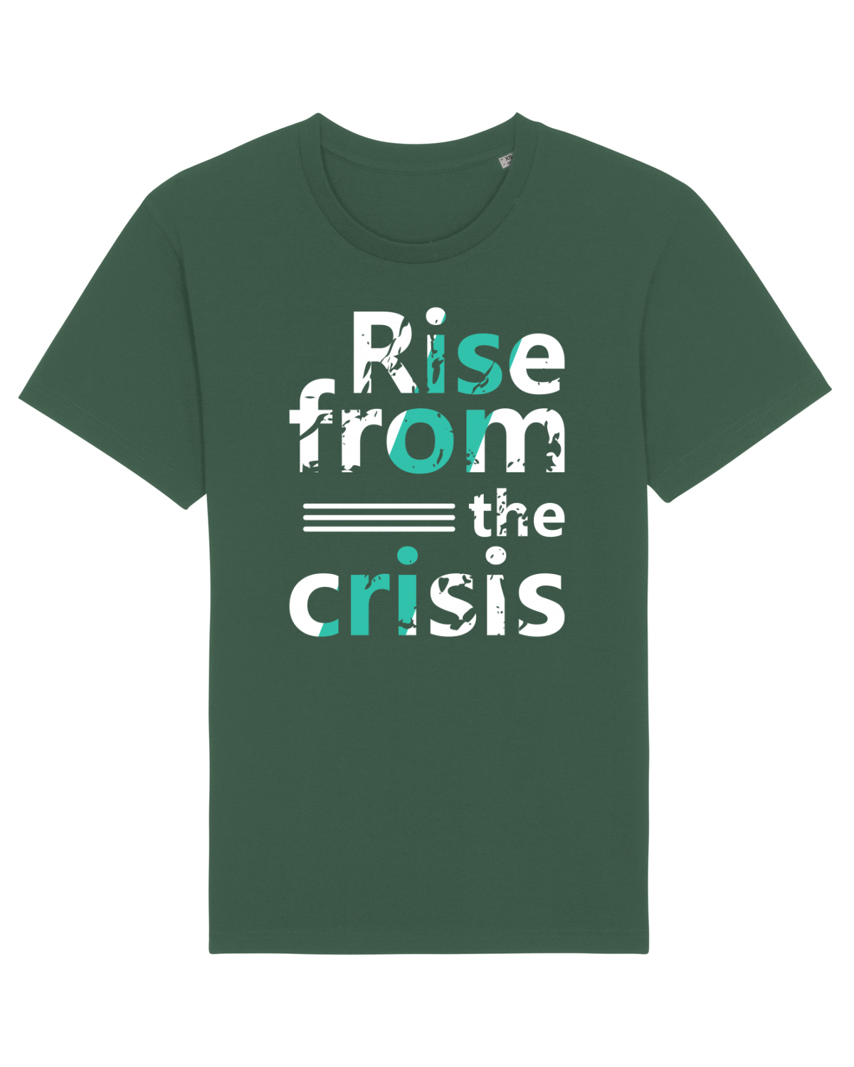 Tricou mânecă scurtă Unisex Rocker Bottle Green