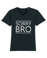 Sorry Bro Tricou mânecă scurtă guler V Bărbat Presenter