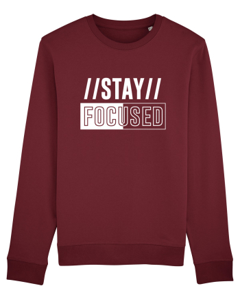 Stay Focused Burgundy