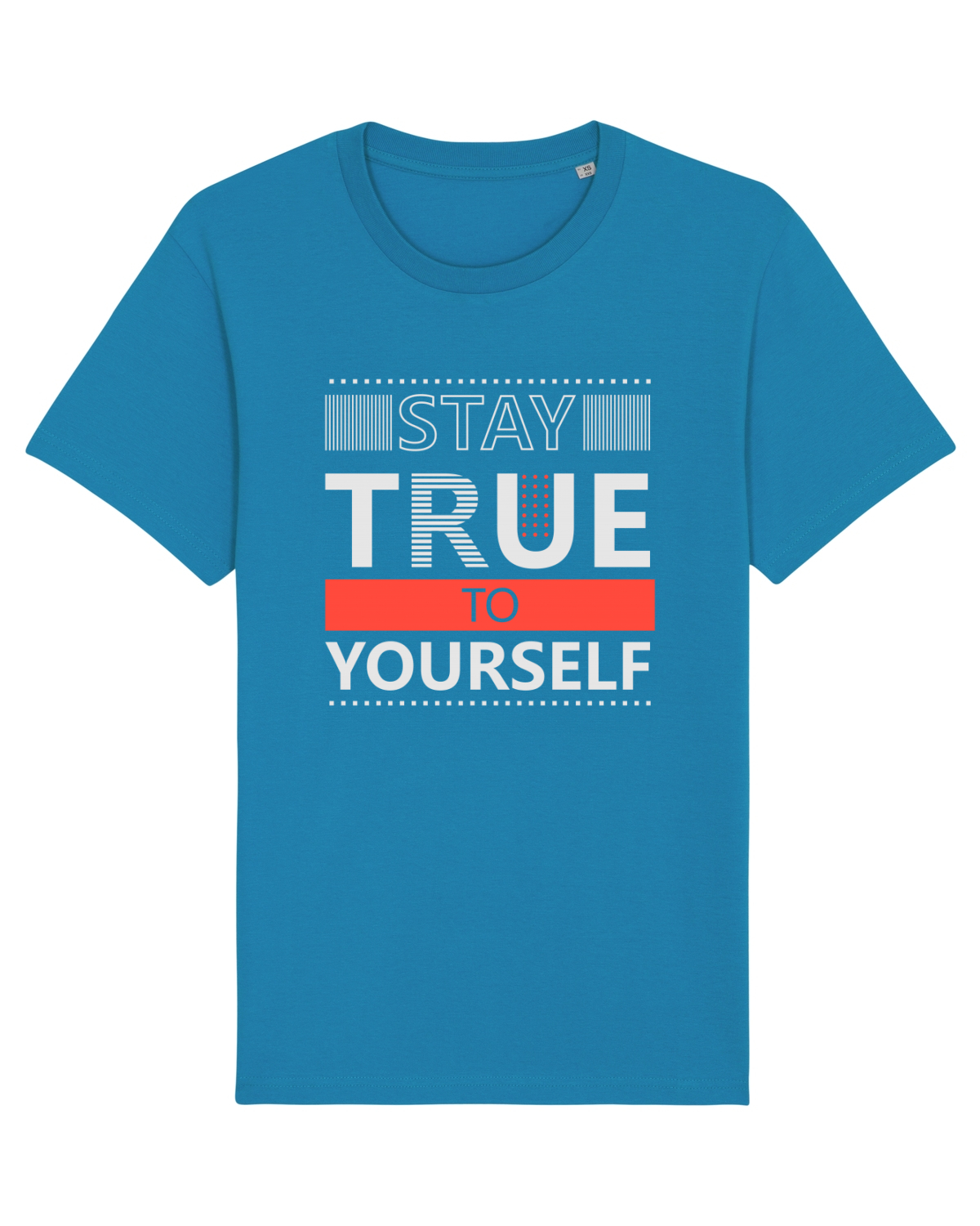 Tricou mânecă scurtă Unisex Rocker Azur