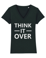 Think It Over Tricou mânecă scurtă guler V Damă Evoker