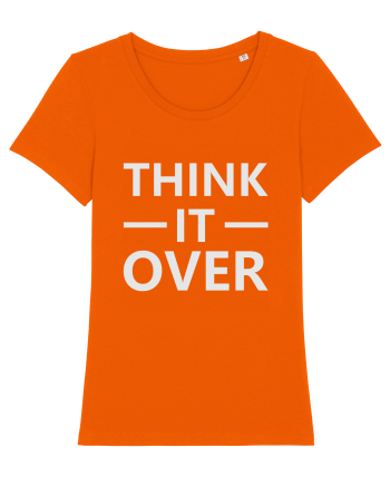 Think It Over Bright Orange