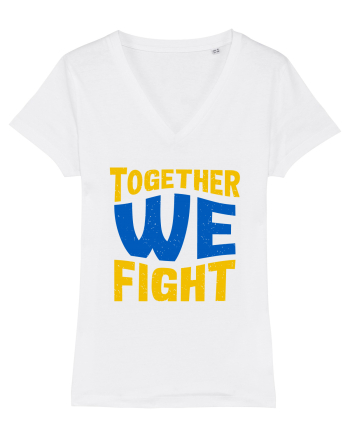 Together We Fight Stop War White