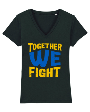 Together We Fight Stop War Black