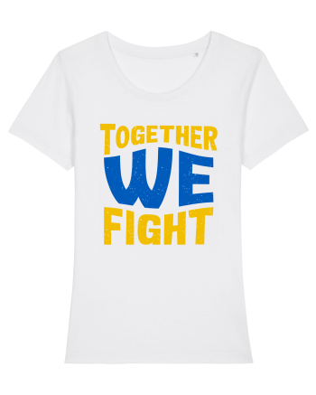 Together We Fight Stop War White