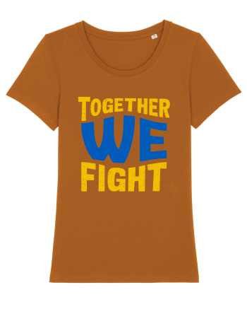 Together We Fight Stop War Roasted Orange