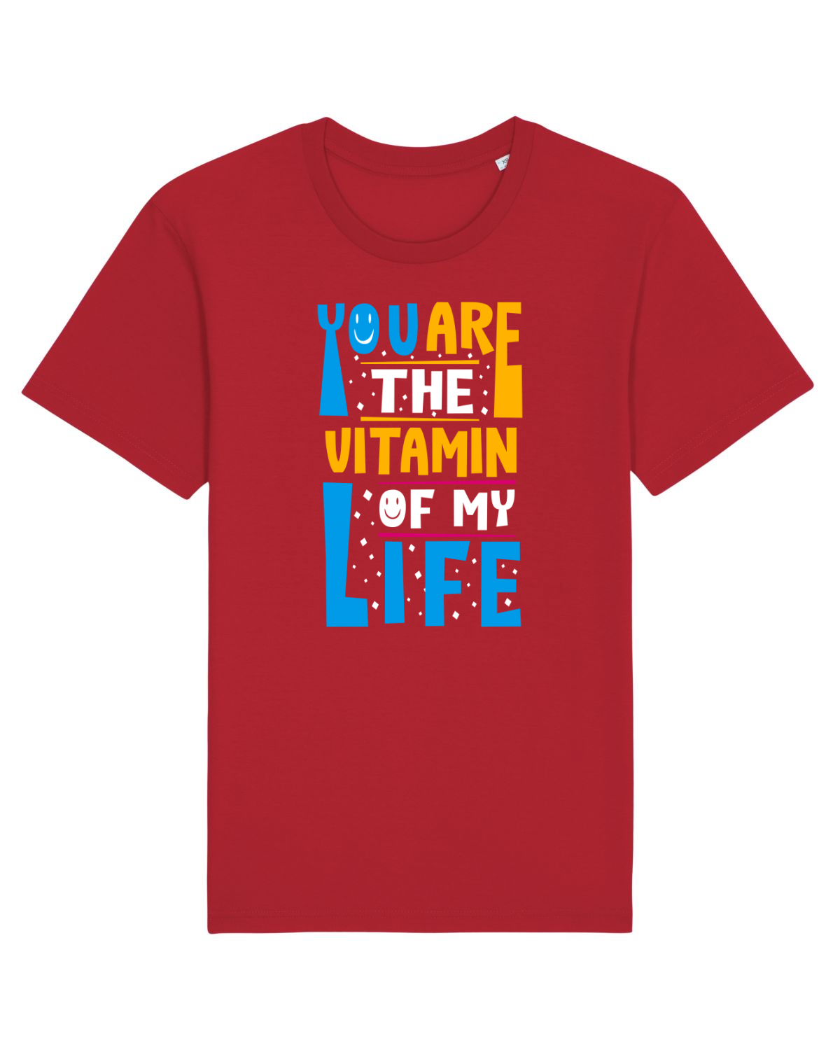 Tricou mânecă scurtă Unisex Rocker Red