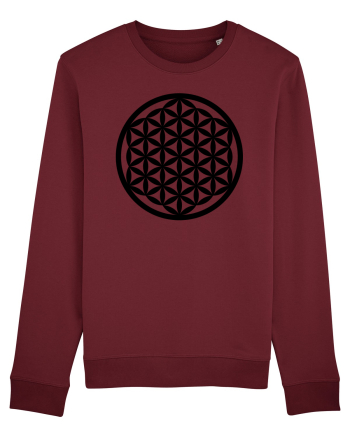 Flower of Life Burgundy