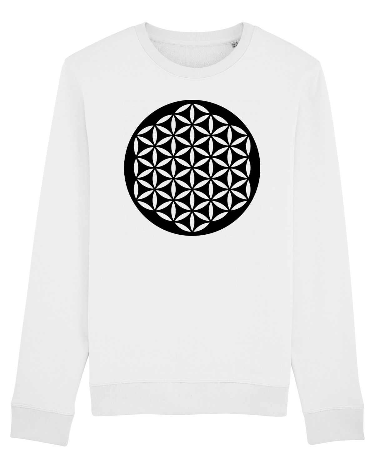 Bluză mânecă lungă Unisex Rise White