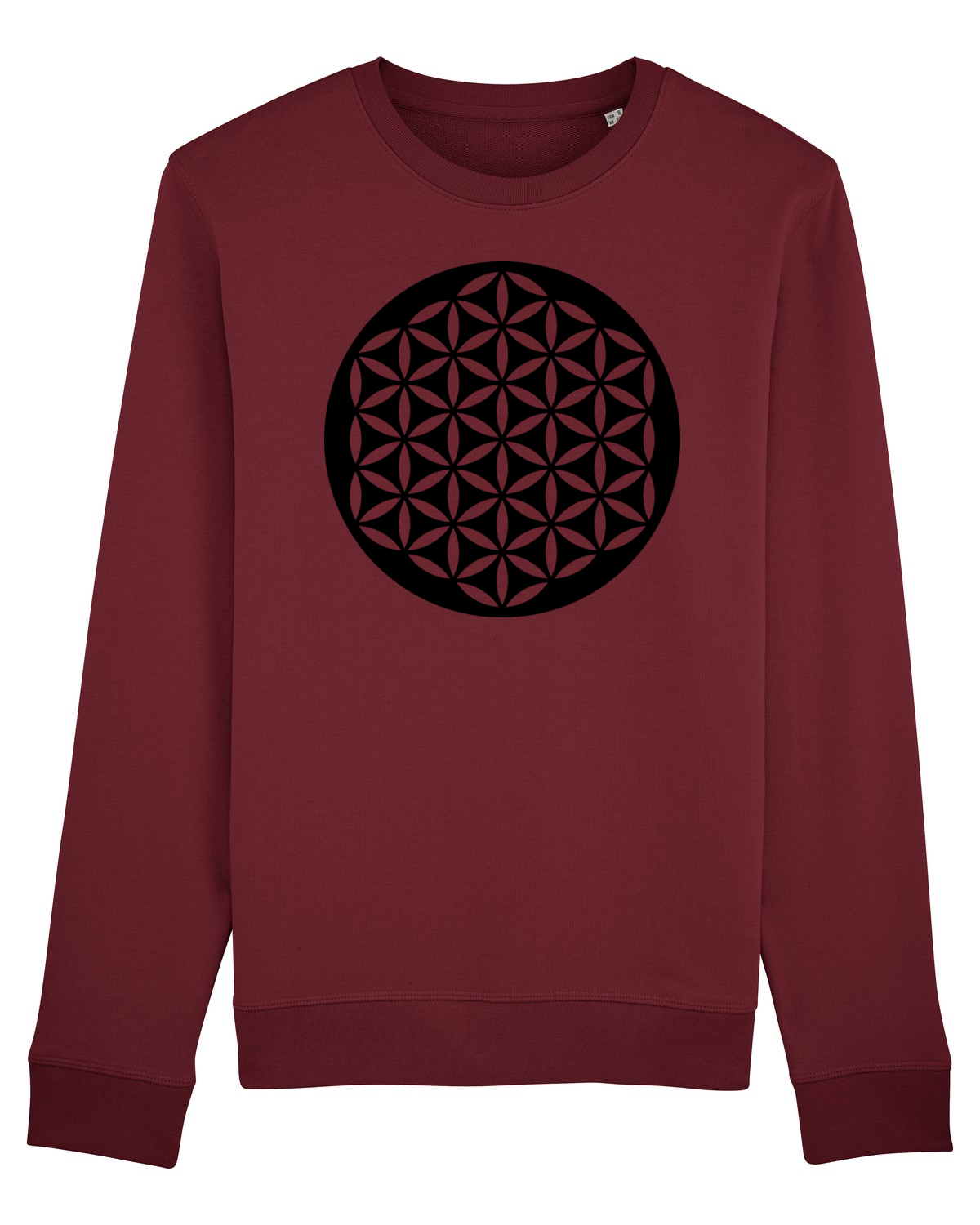 Bluză mânecă lungă Unisex Rise Burgundy