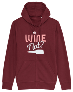 Wine Not? Hanorac cu fermoar Unisex Connector