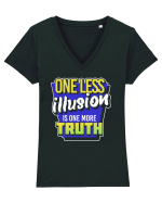 TRUTH Tricou mânecă scurtă guler V Damă Evoker