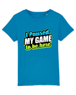 I paused my game to be here Tricou mânecă scurtă  Copii Mini Creator