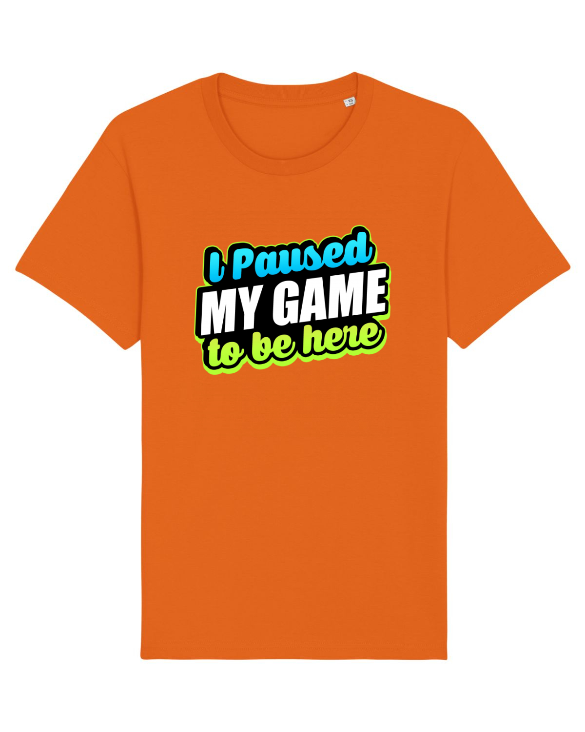 Tricou mânecă scurtă Unisex Rocker Bright Orange