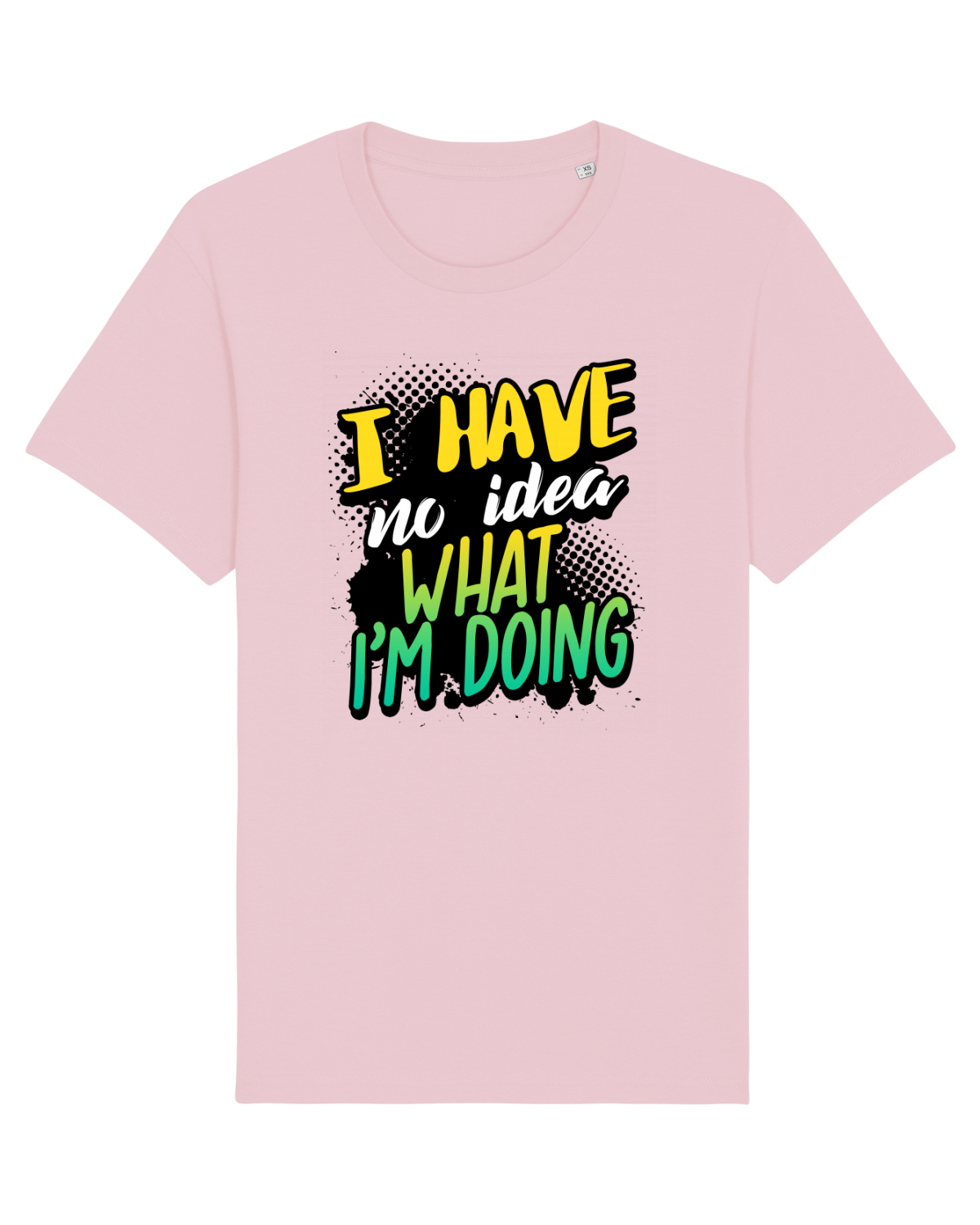 Tricou mânecă scurtă Unisex Rocker Cotton Pink