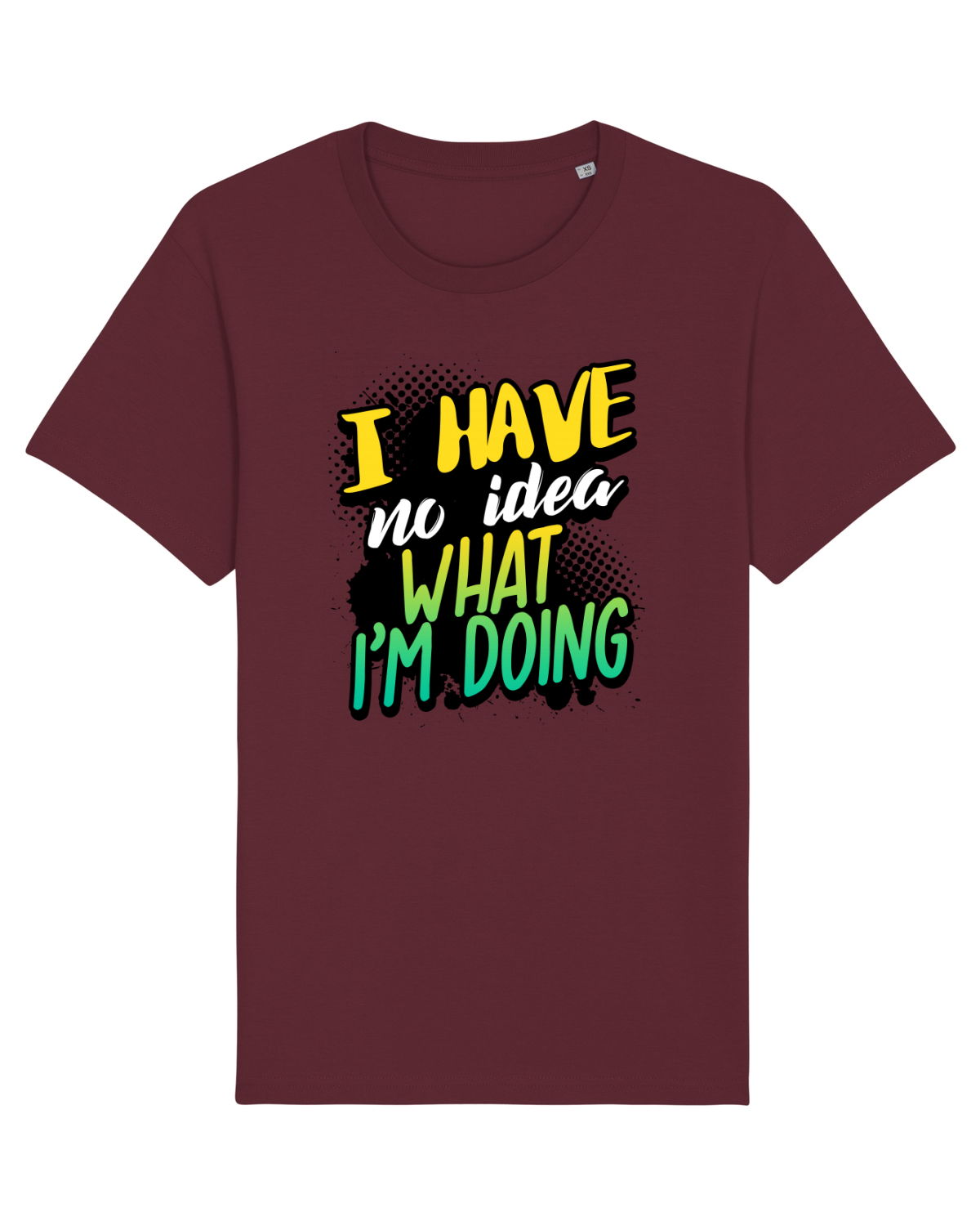 Tricou mânecă scurtă Unisex Rocker Burgundy