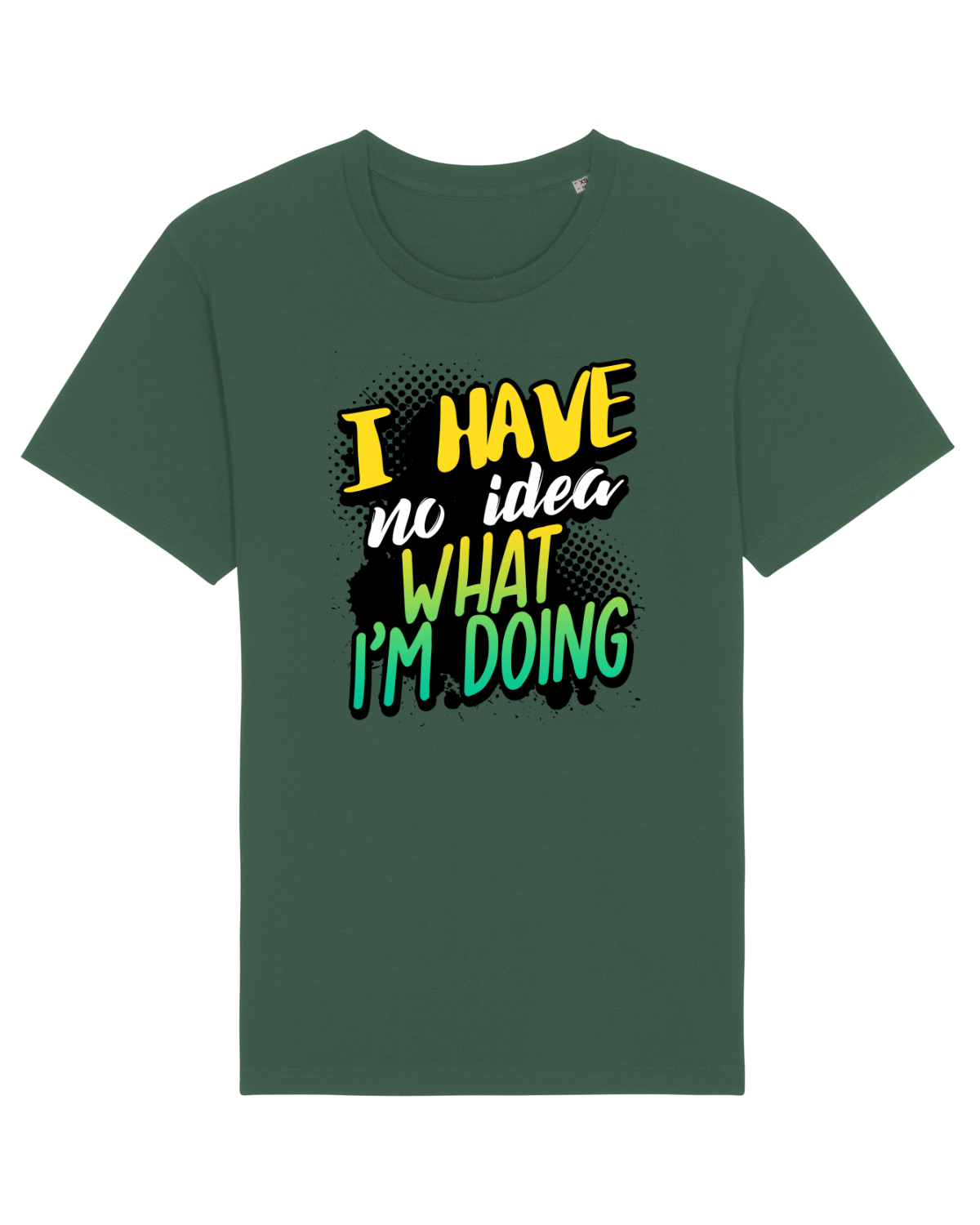 Tricou mânecă scurtă Unisex Rocker Bottle Green