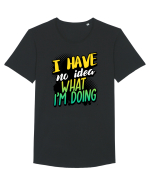 I have no idea what i'm doing Tricou mânecă scurtă guler larg Bărbat Skater