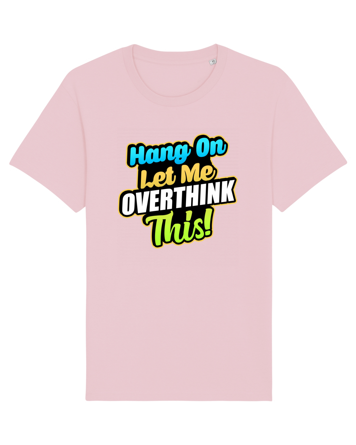 Tricou mânecă scurtă Unisex Rocker Cotton Pink