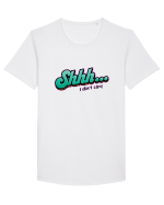 Shhh... I don't care Tricou mânecă scurtă guler larg Bărbat Skater