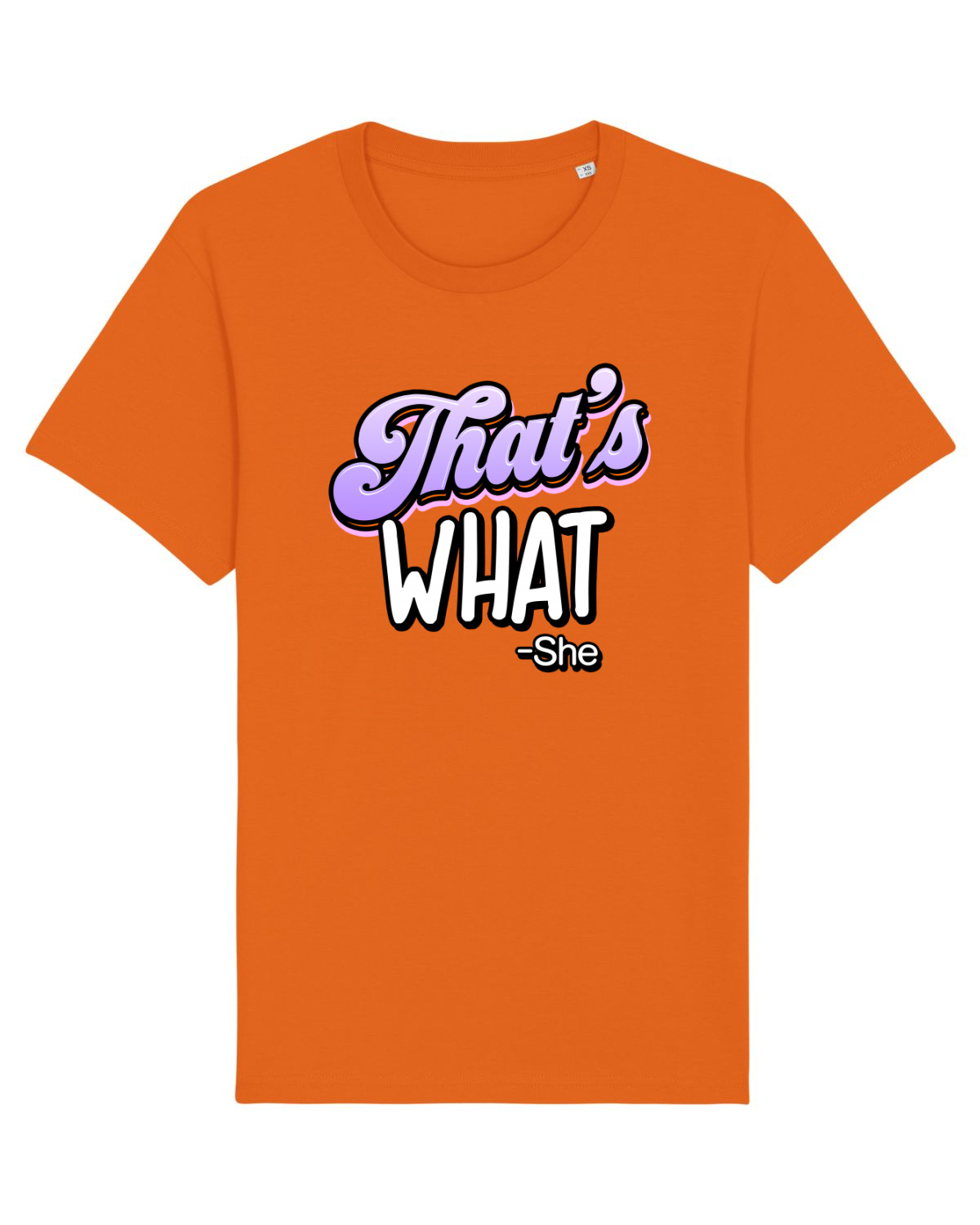 Tricou mânecă scurtă Unisex Rocker Bright Orange