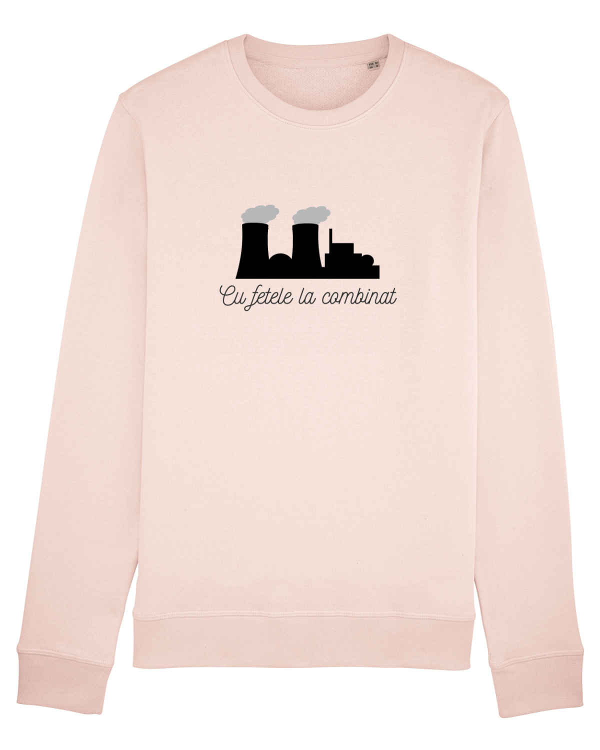Bluză mânecă lungă Unisex Rise Candy Pink
