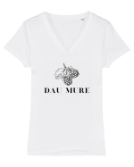Dau mure Tricou mânecă scurtă guler V Damă Evoker